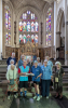 Day 1 Deb & Geoff cycled 30 miles to Leeds Minster and then on to St Peter's, Stanley in Wakefield Diocese